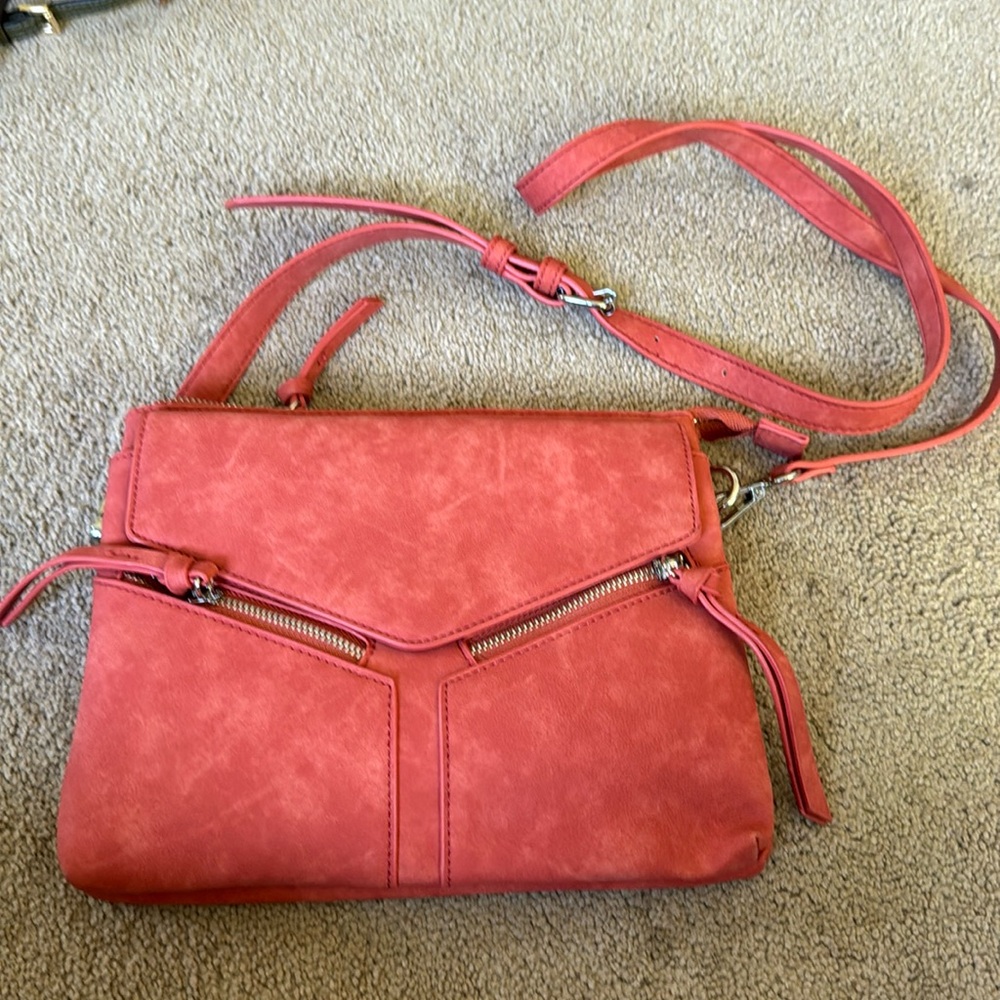 Free people coral handbag